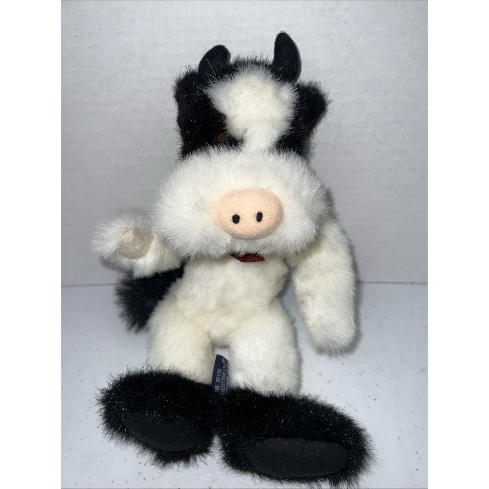 BOYDS PLUSH BEAR BESSIE‎ MOOSTEIN COW OLD FACE 11" Plush Stuffed Animal